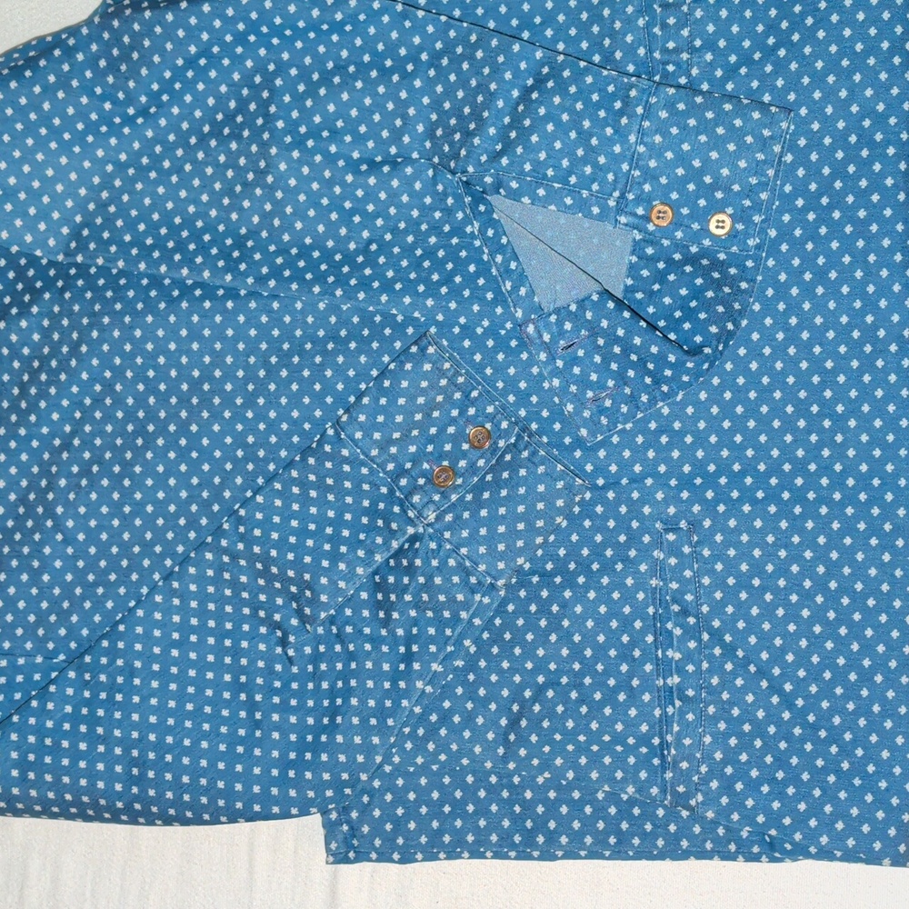 Blue Cotton Dress - Picture 7 of 7